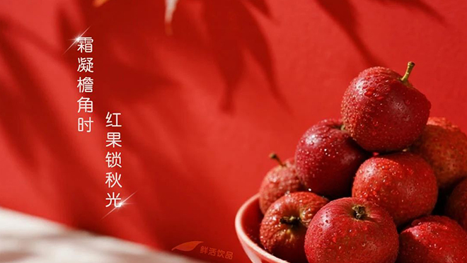 秋酿红焰 — 冷冻山楂浆，封存整座山的秋